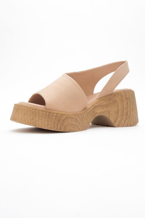 Forever & Always Shoes Roy Leather Wedge Sandal