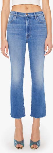 The Hustler Fray Ankle Slim Bootcut Jeans