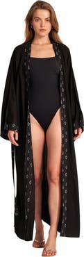 Gottex Beach Life Diamond Midi Swim Cover Up Robe