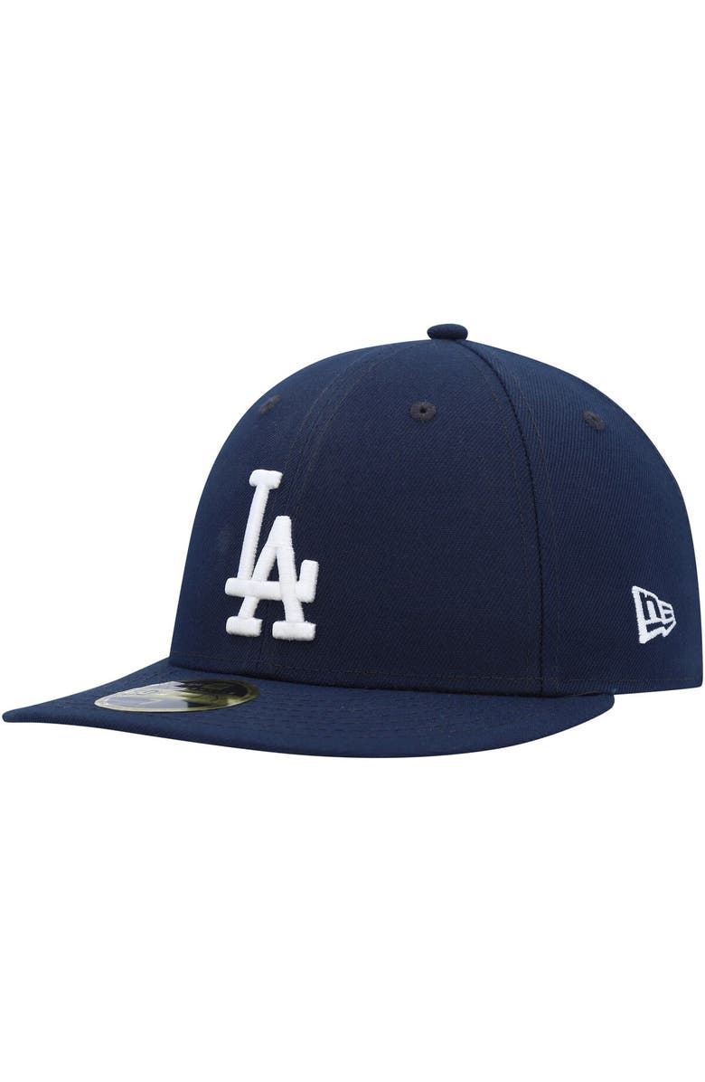 New Era Men's New Era Navy Los Angeles Dodgers Oceanside Low Profile 59FIFTY Fitted Hat, Alternate, color,