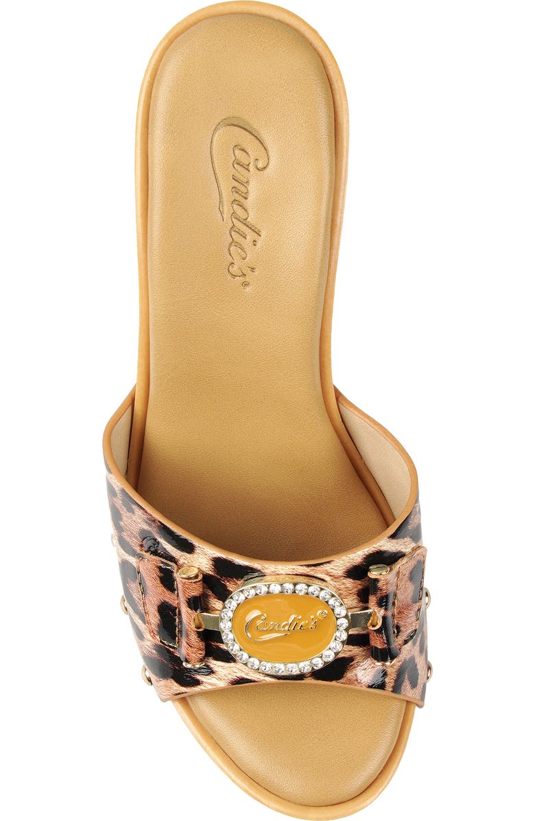 Candie's Lorenna Platform Sandal, Alternate, color, Leopard Print