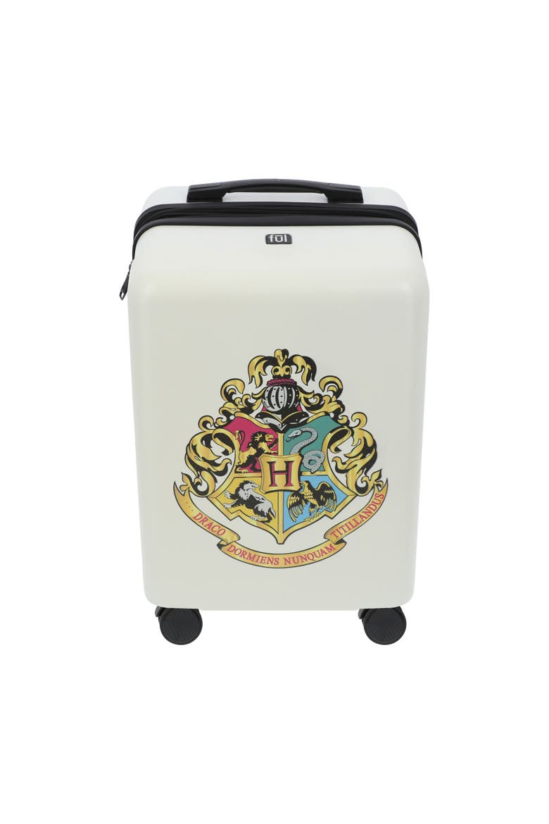 WB HARRY POTTER  22.5" CARRY-ON LUGGAGE, Alternate, color, WHITE