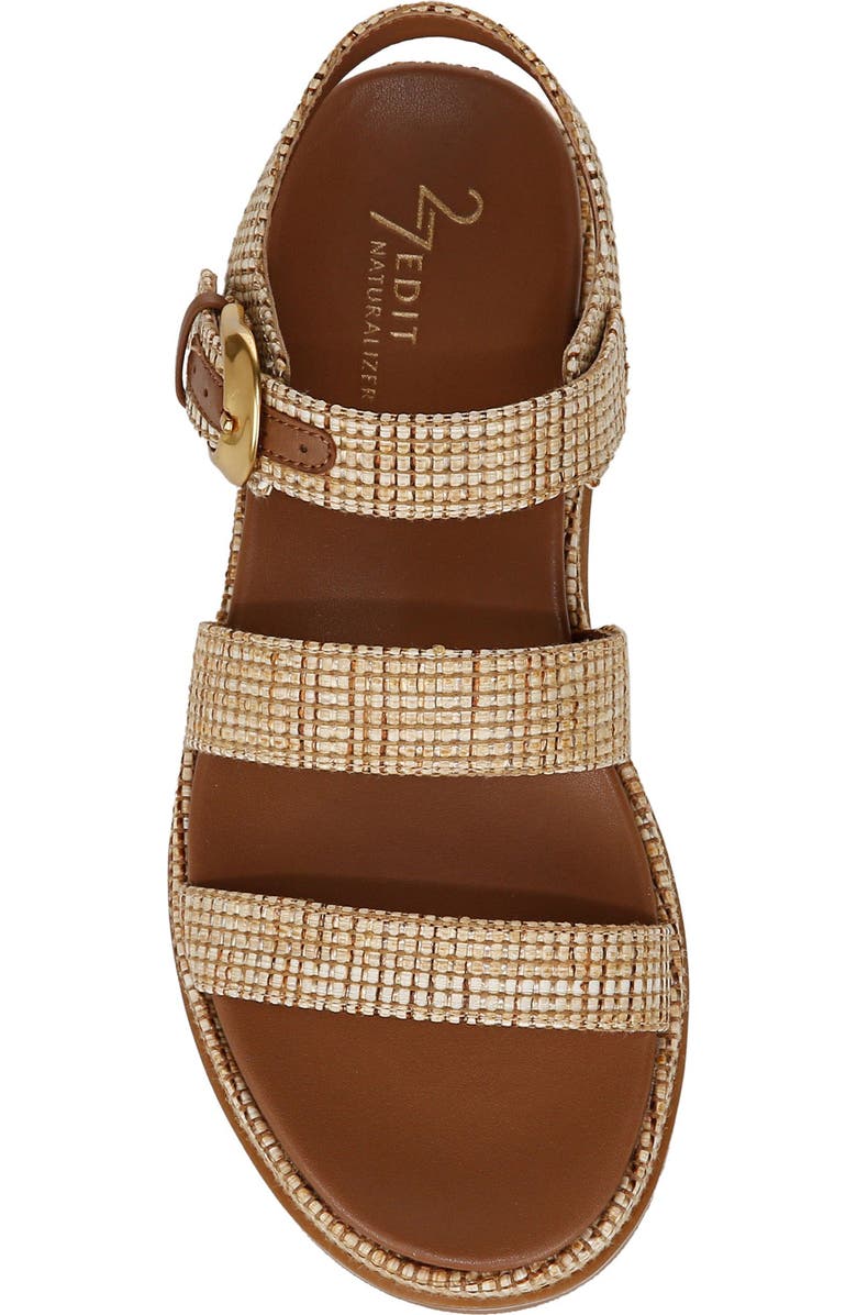 27 EDIT Naturalizer Zizi Platform Sandal, Alternate, color, Natural Raffia