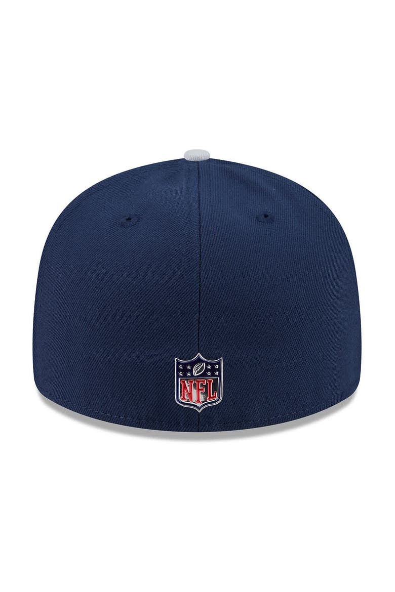 Men's New Era  Navy/Silver Dallas Cowboys 2026 NFL Draft Pre-Curved 59FIFTY Fitted Hat, Alternate, color, Navy
