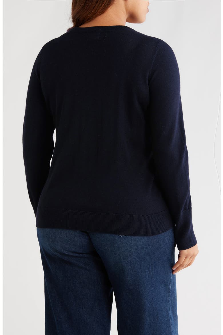 Crewneck Sweater, Alternate, color, NAVY STILL