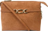 LK Bennett Cleo Oloid Slouch Suede Crossbody Bag