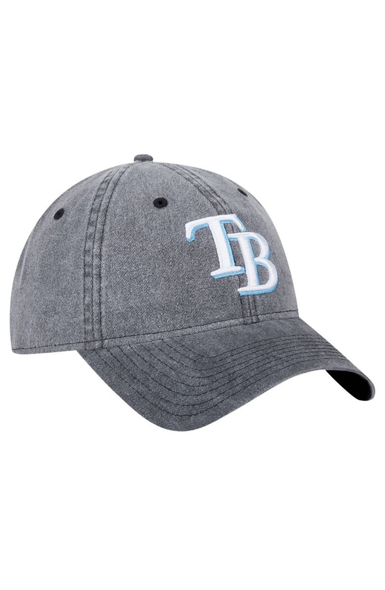 New Era Men's New Era Black Tampa Bay Rays Rugged Team 9TWENTY Adjustable Hat, Alternate, color,