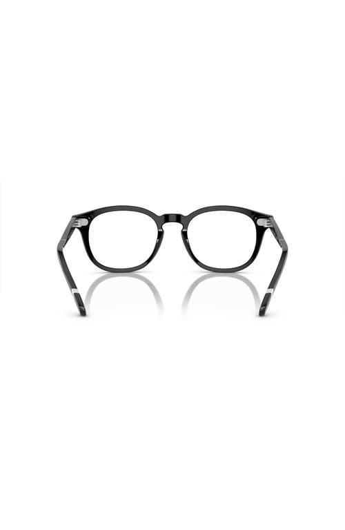 Polo Ralph Lauren 52mm Square Optical Glasses In Black