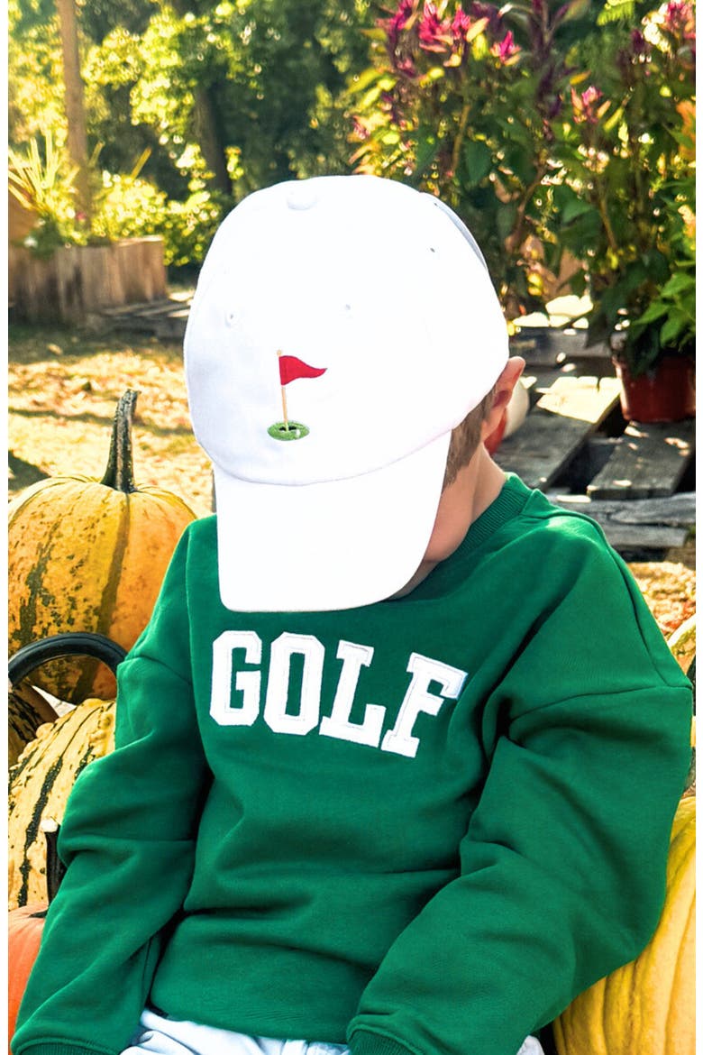 Golf Flag Baseball Hat, Alternate, color, White