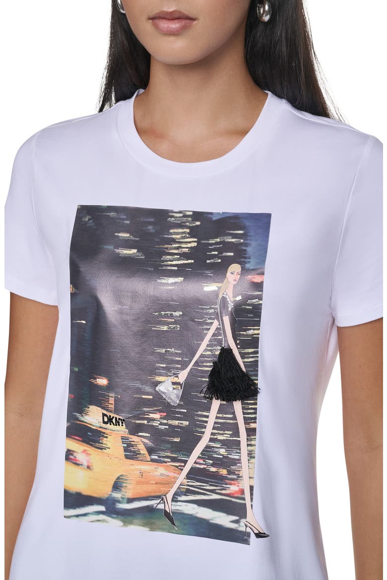NYC Nights Graphic T-Shirt, Alternate, color, WHITE