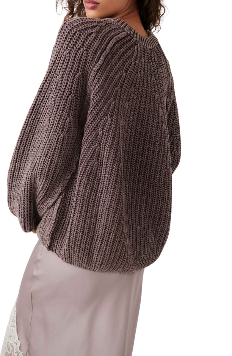 Free People Take Me Home Cotton Sweater, Alternate, color, 