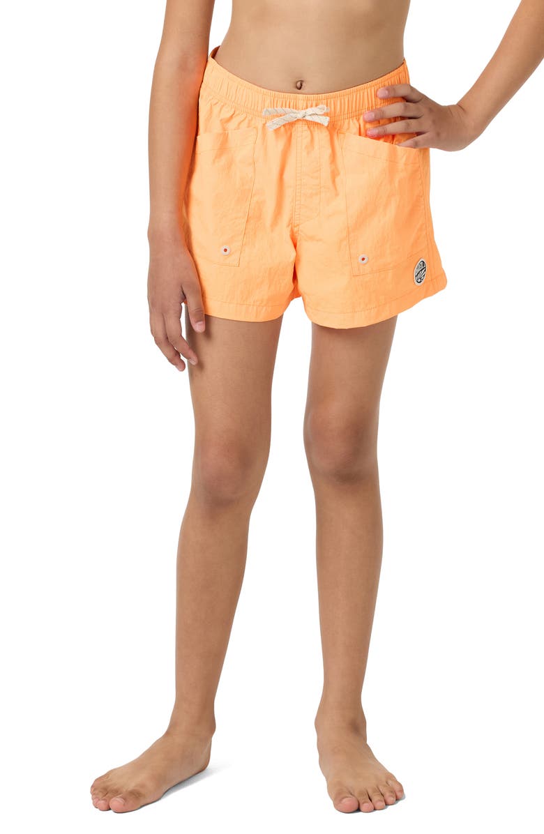 O'Neill Kids' Wedge Board Shorts, Main, color, Neon Apricot Nectar