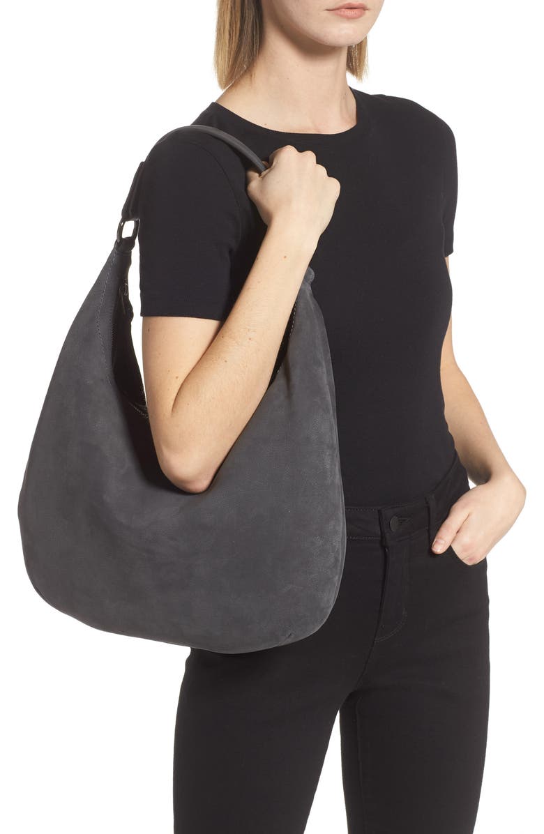 Rebecca Minkoff Michelle Nubuck Leather Hobo, Alternate, color,