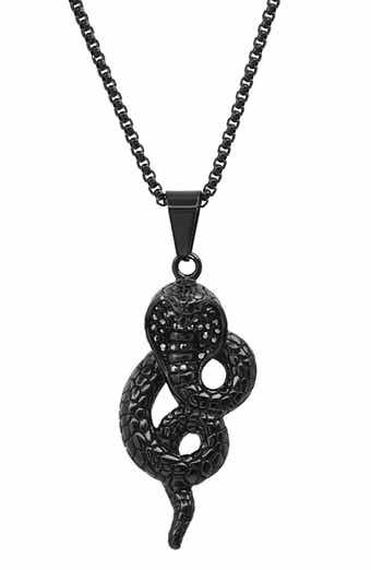 Men's Cobra Pendant Necklace