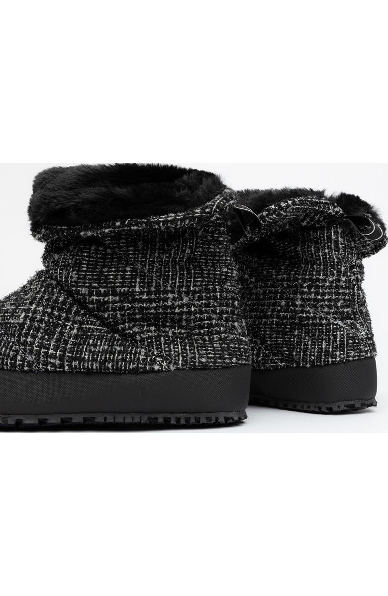 P448 Quilted Faux Fur Bootie, Alternate, color,