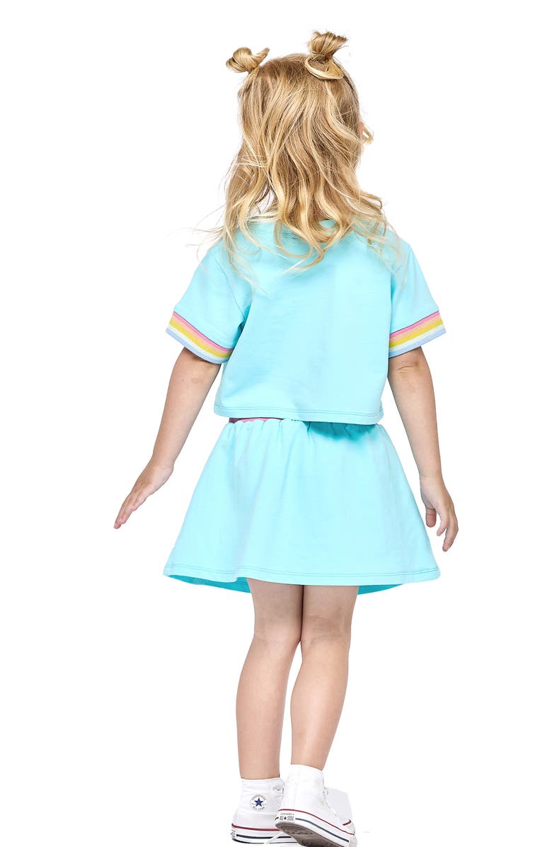 Baby Sara Kids' Cool Star Patch T-Shirt, Alternate, color, Aqua