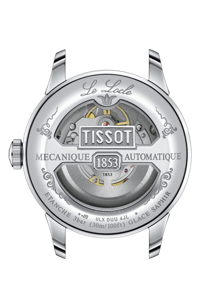 Tissot Le Locle Powermatic 80 Automatic Bracelet Watch, 39mm, Alternate, color, Silver