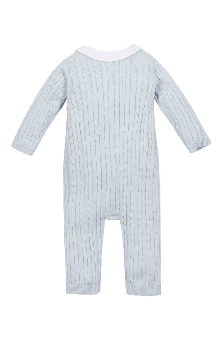Hope & Henry Baby Organic Peter Pan Collar Sweater Romper, Infant, Alternate, color,