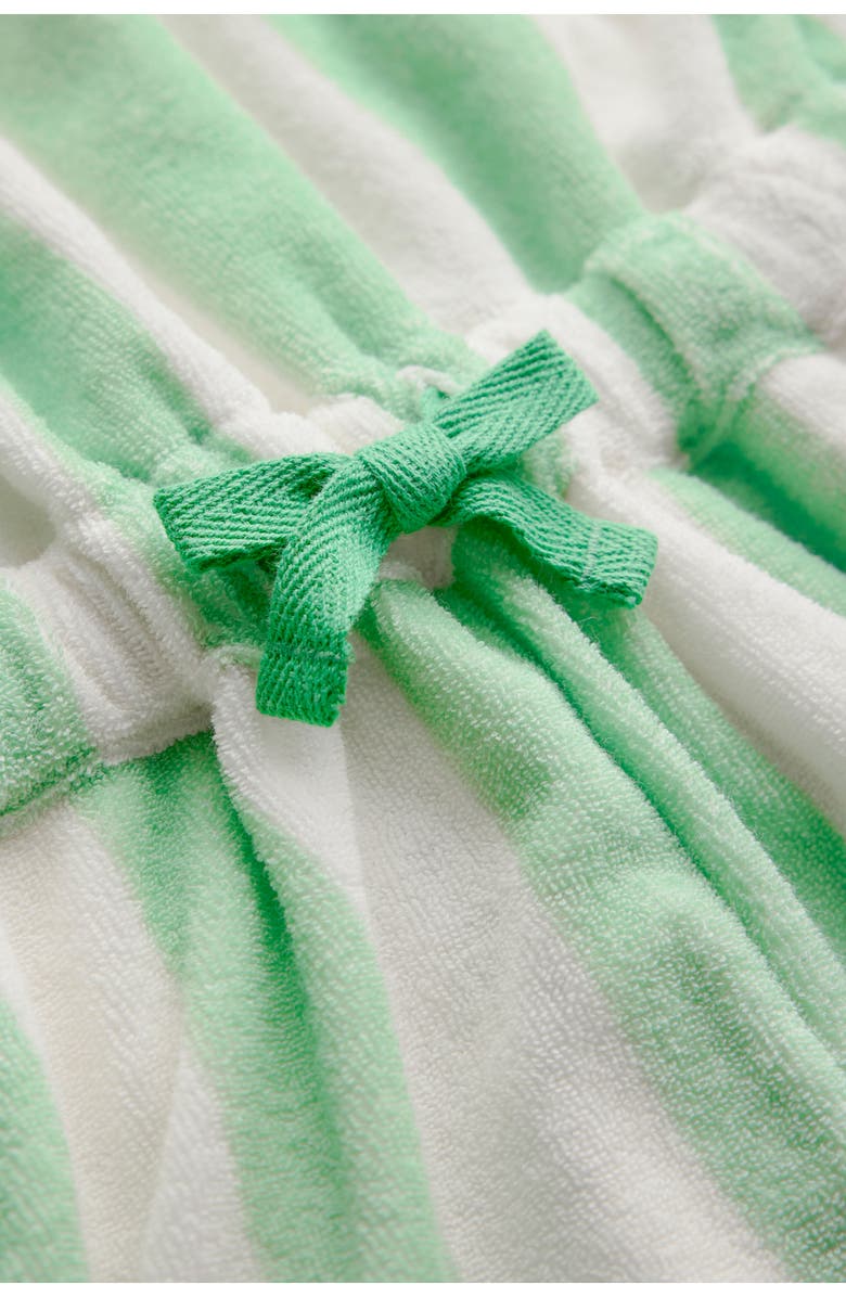 Mini Boden Kids' Stripe Terry Romper, Alternate, color, Pale Green Stripe