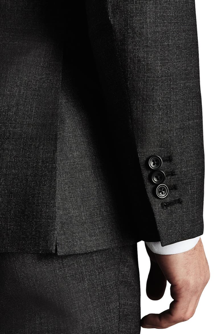 Slim Fit End On End Ultimate Performance Suit Jacket, Alternate, color, Charcoal Grey