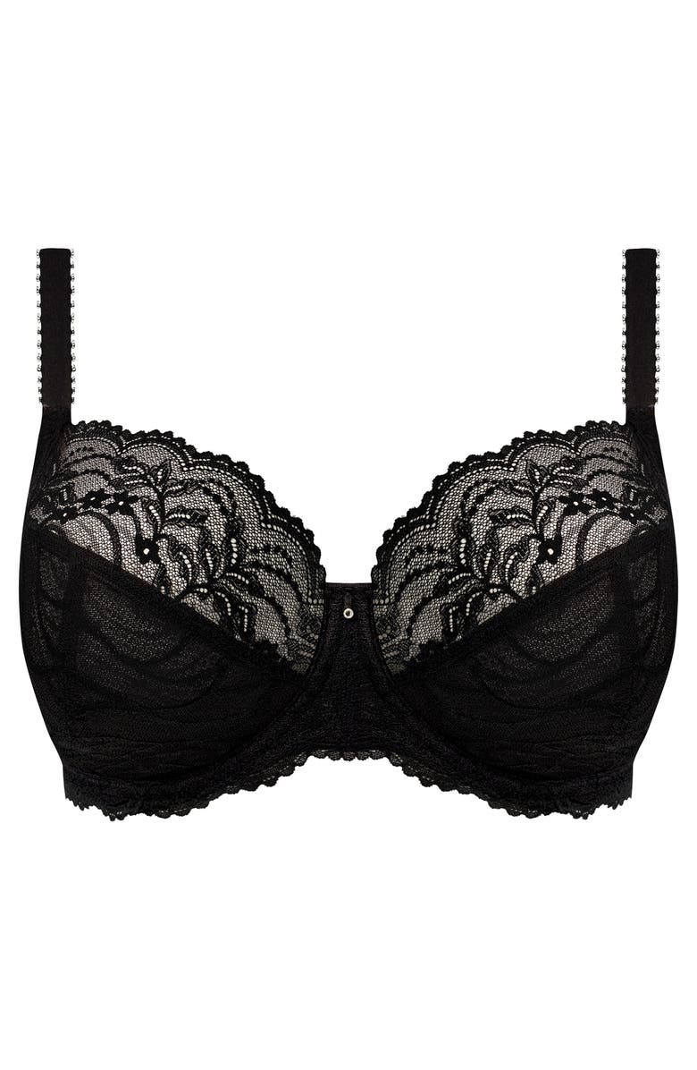 Fantasie Cesile Underwire Side Support Bra, Alternate, color, Black
