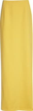 Carolina Herrera Stretch Virgin Wool Column Skirt