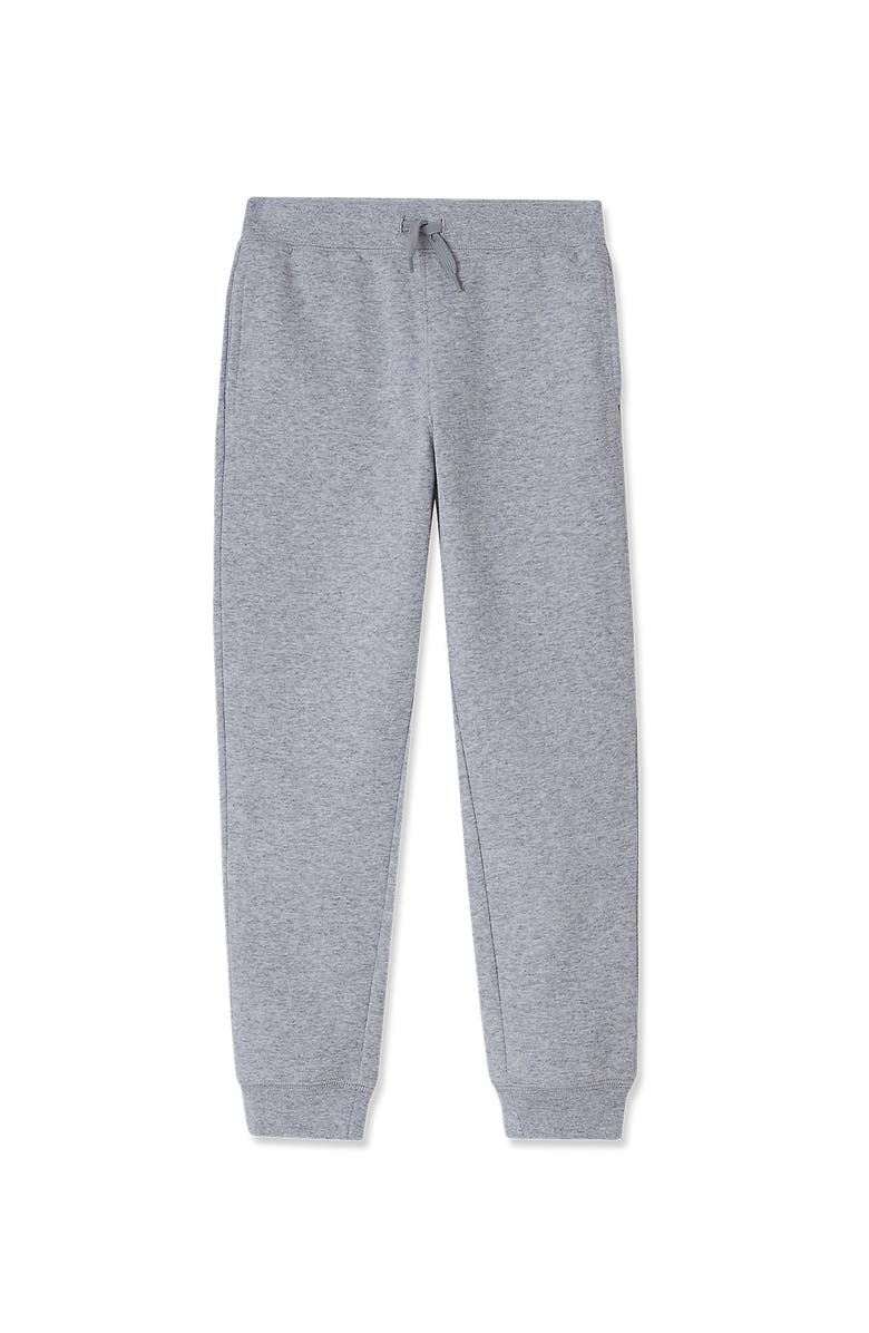 Lands' End Kids Husky Jogger Sweatpants, Main, color, Heather Gray