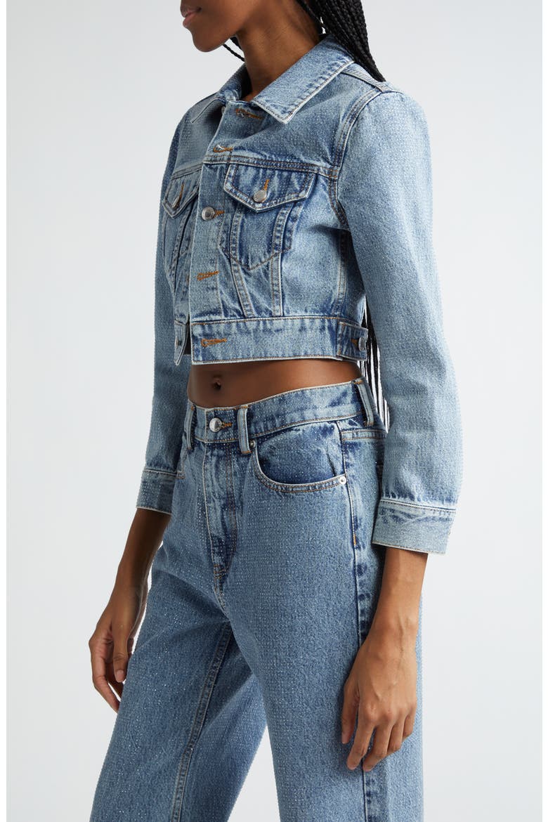 Shrunken Denim Trucker Jacket (Women) | Nordstrom