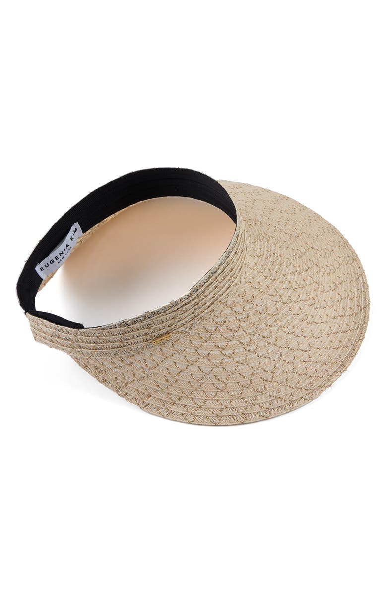 Eugenia Kim Trixie Wide Brim Packable Visor, Alternate, color, 