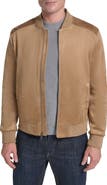 Cole Haan Signature Faux Suede Bomber Jacket