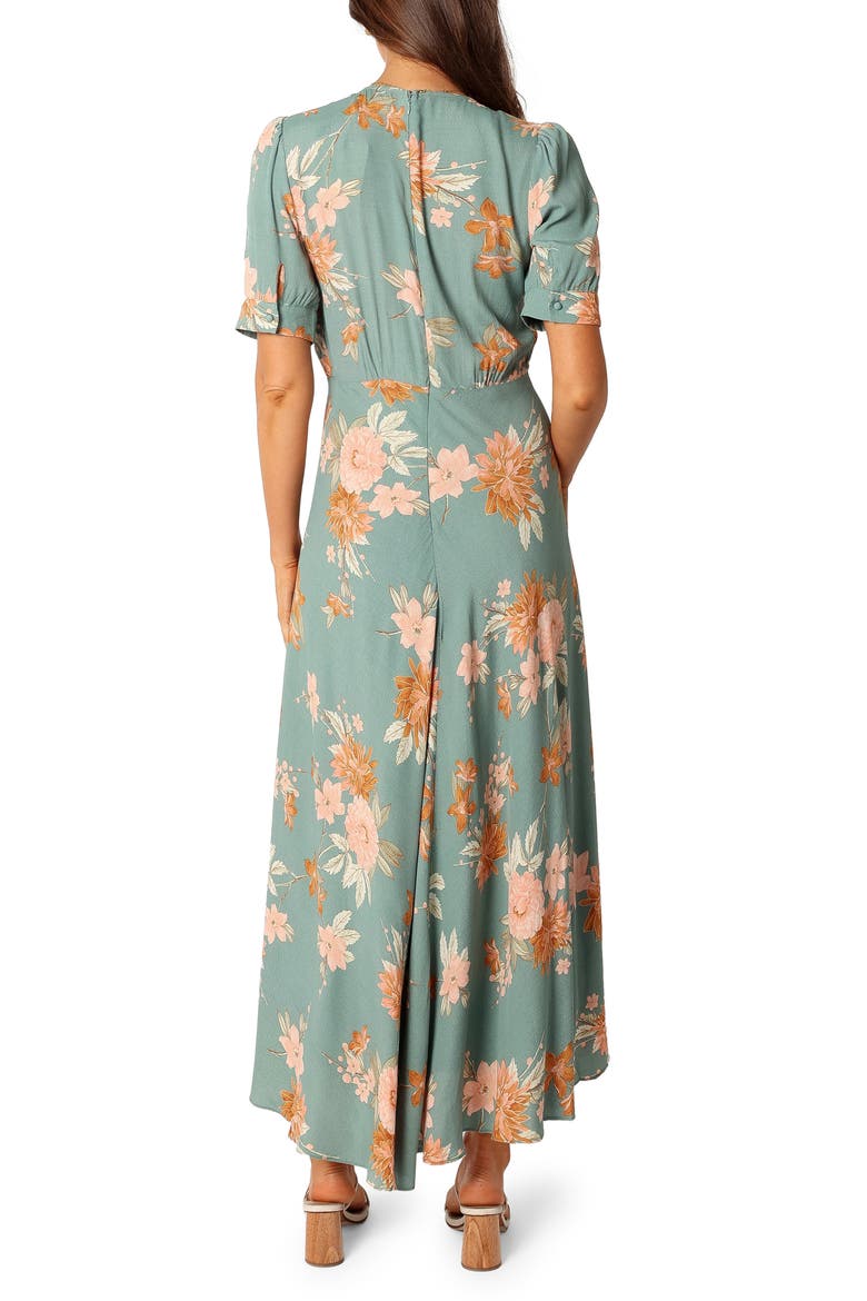 Frampton Floral Short Sleeve Dress, Alternate, color, BLUE FLORAL