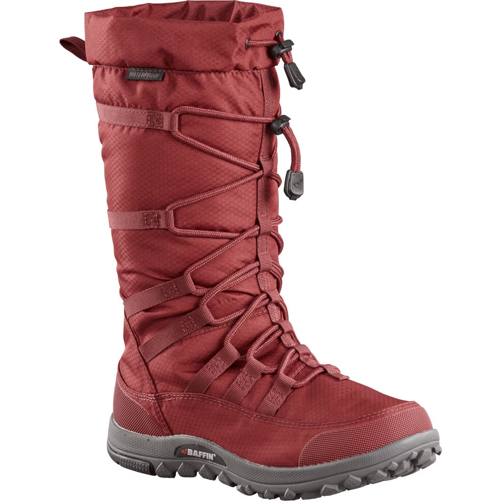 Baffin Escalate Waterproof Winter Boot In Burgundy