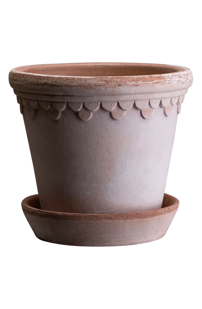 BERGS POTTER Københavner 2-Piece Terra Cotta Planter, Main, color,