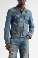 Rick Owens DRKSHDW Denim Trucker Jacket