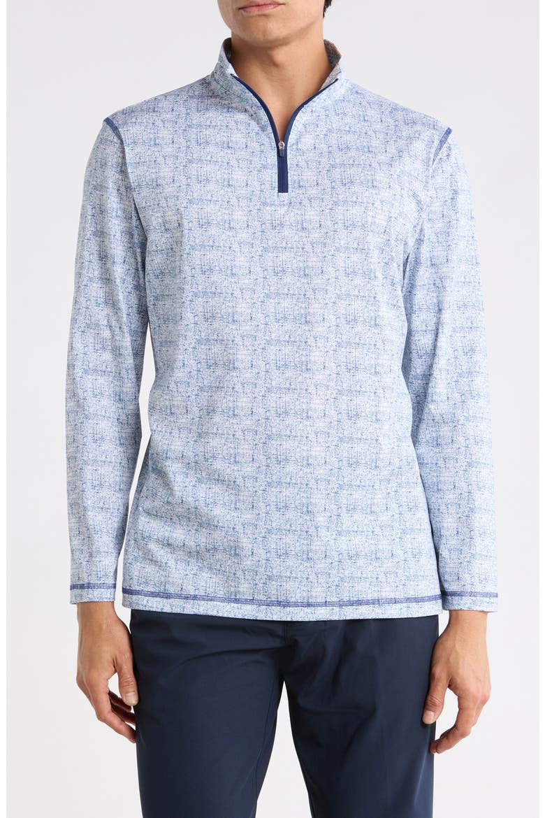 Half Zip Pullover, Main, color, NAVY