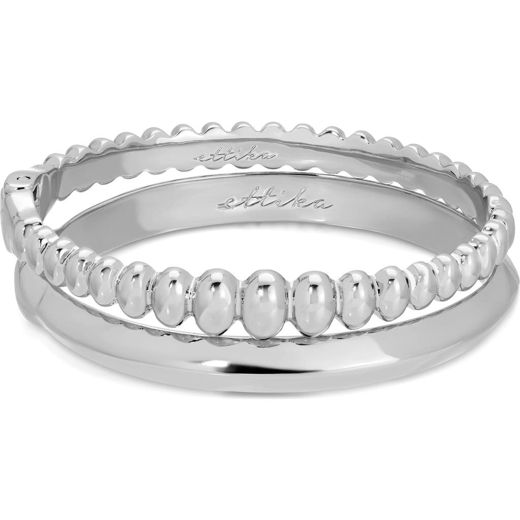 Ettika Set Of 2 Stacking Bangles