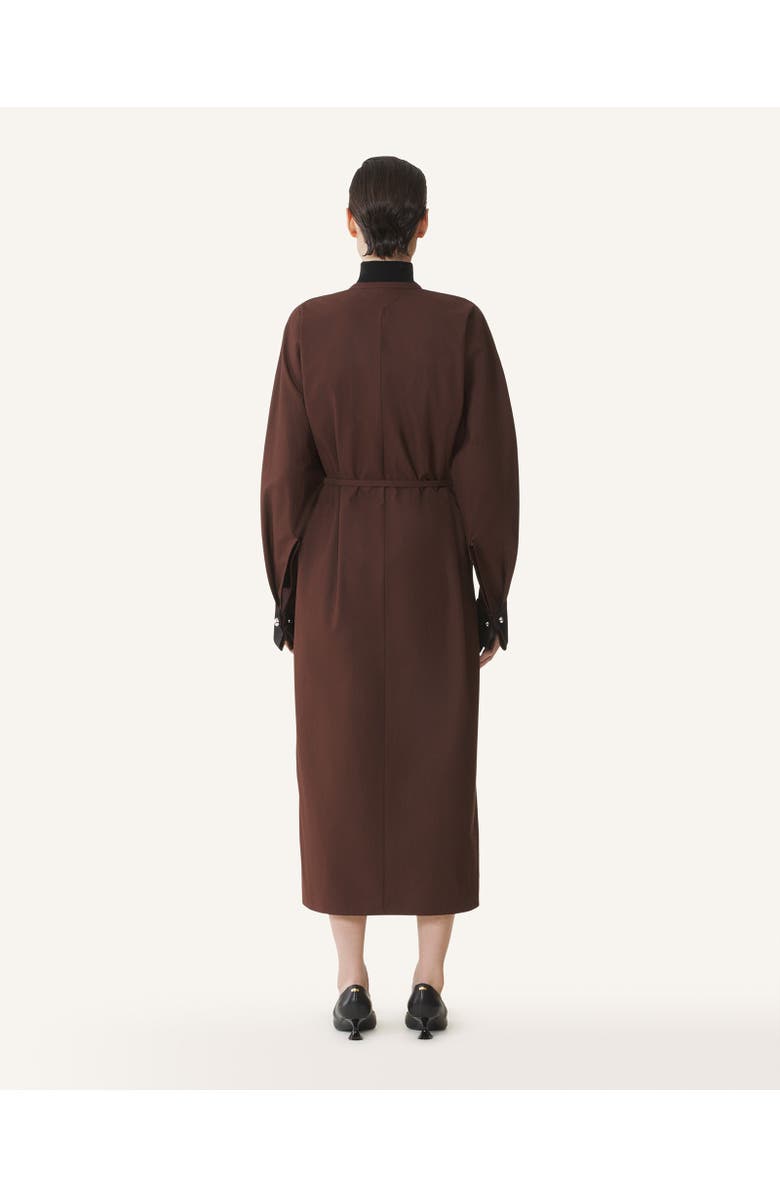 Lanvin SHIRT DRESS IN COTTON POPELIN, Alternate, color, 
