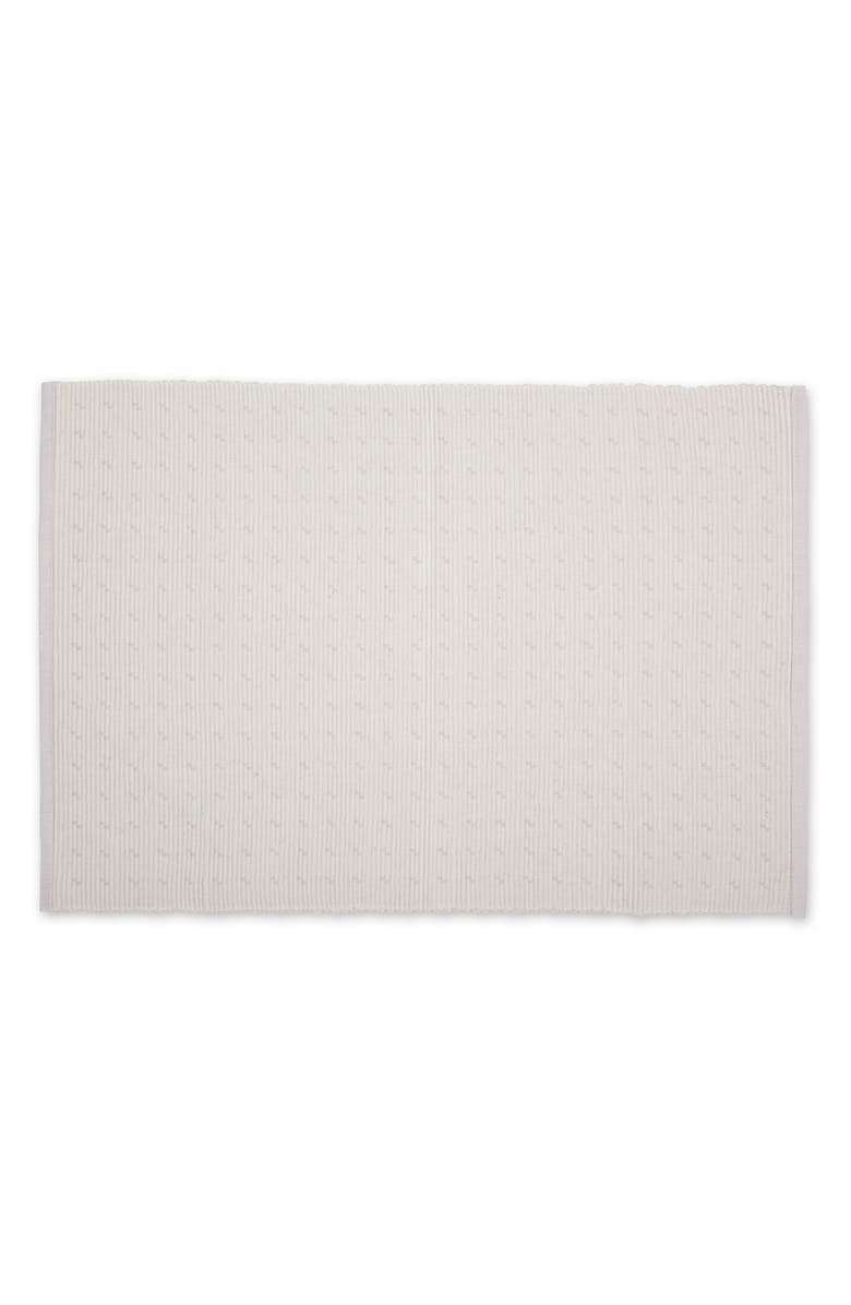 Design Imports Lavender Fog Dobby Dot Rib Set of 4 Placemats, Alternate, color, Purple