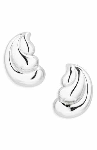 ARGENTO VIVO Triple Texture Stud Earrings