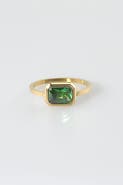 Meideya Square Emerald Ring