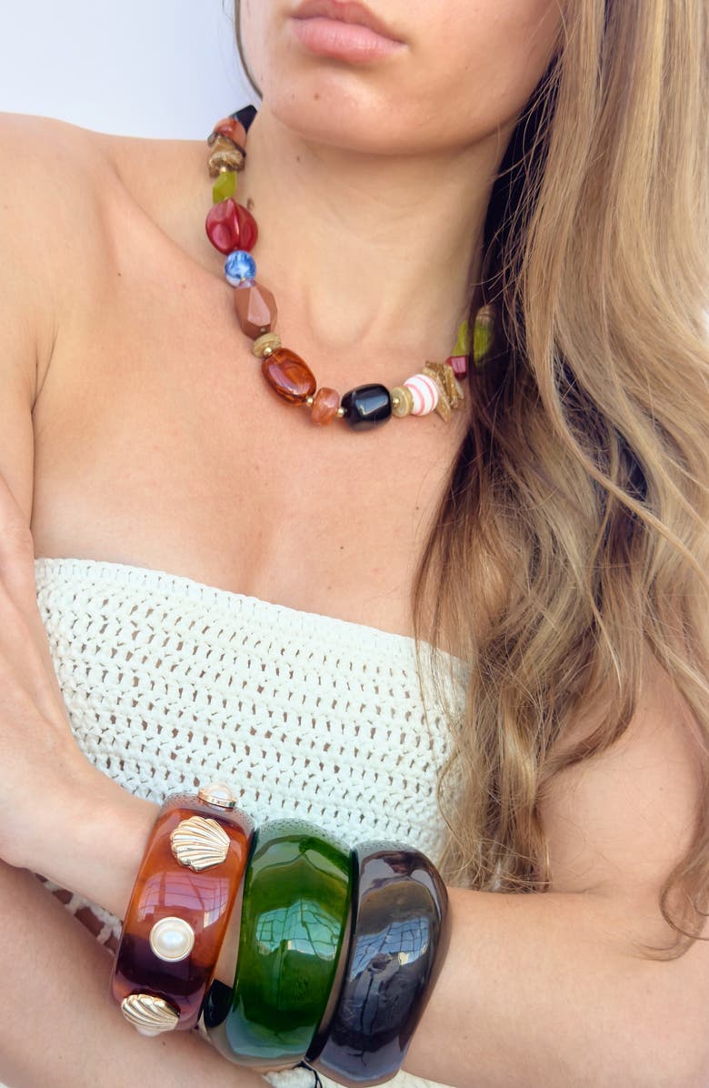 Petit Moments Zoe Beaded Necklace, Alternate, color, Multi