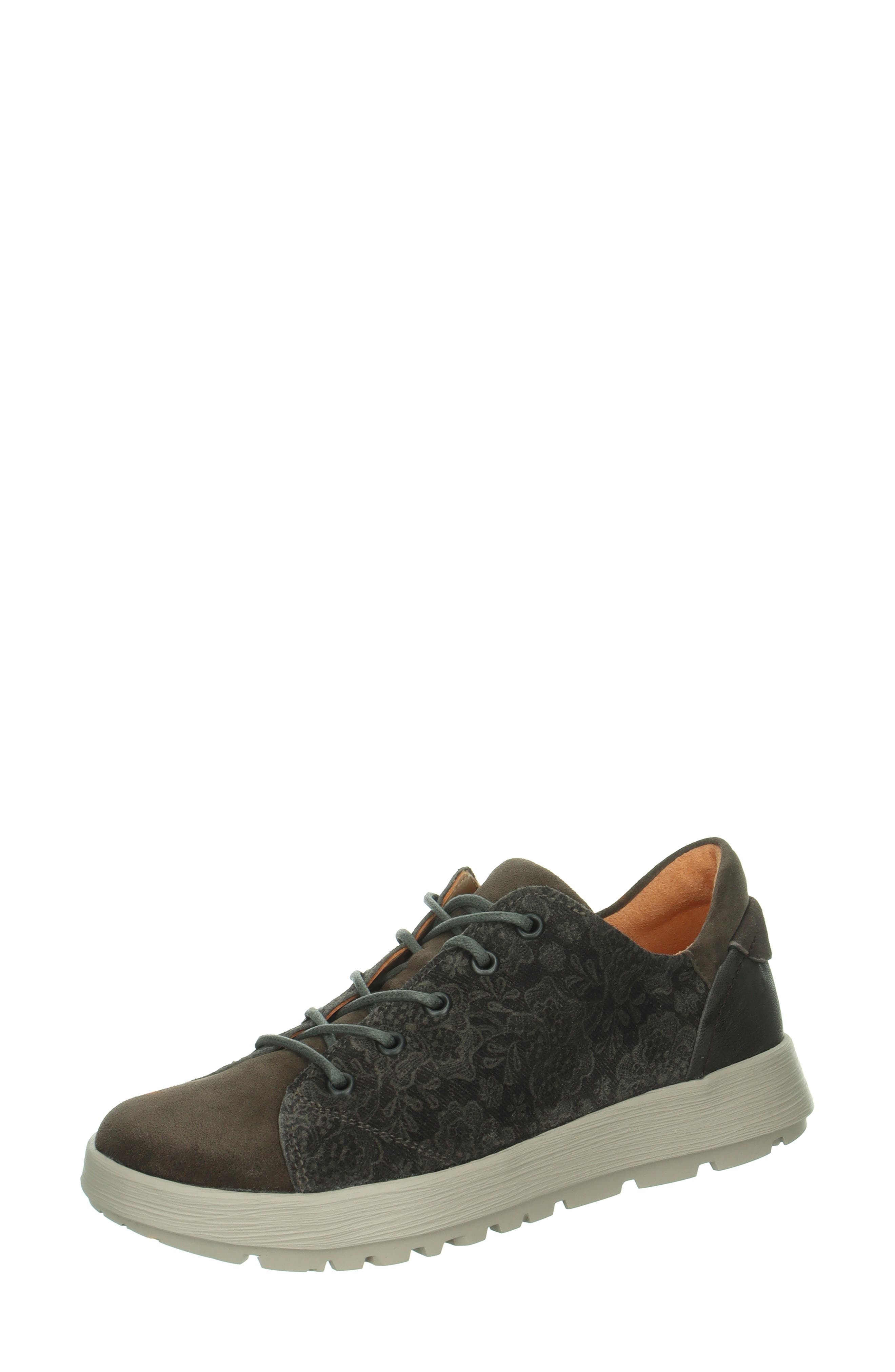 Comoda Leather Sneaker, Main, color, PEPPER/ KOMBI