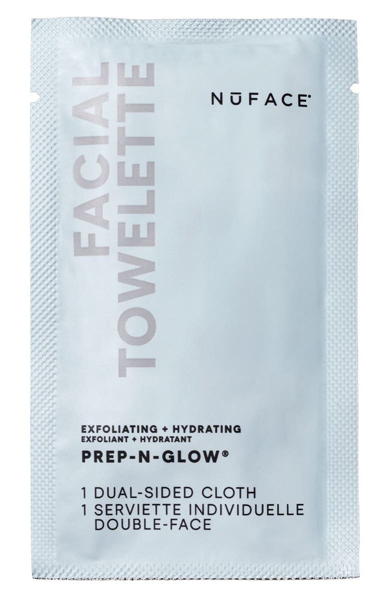 NuFACE<sup>®</sup> Prep-N-Glow<sup>®</sup> Facial Towelettes, Main, color, 