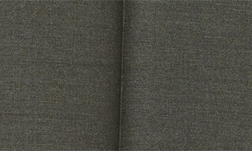 Zanella Devon Flat Front Wool Dress Pants In Sage