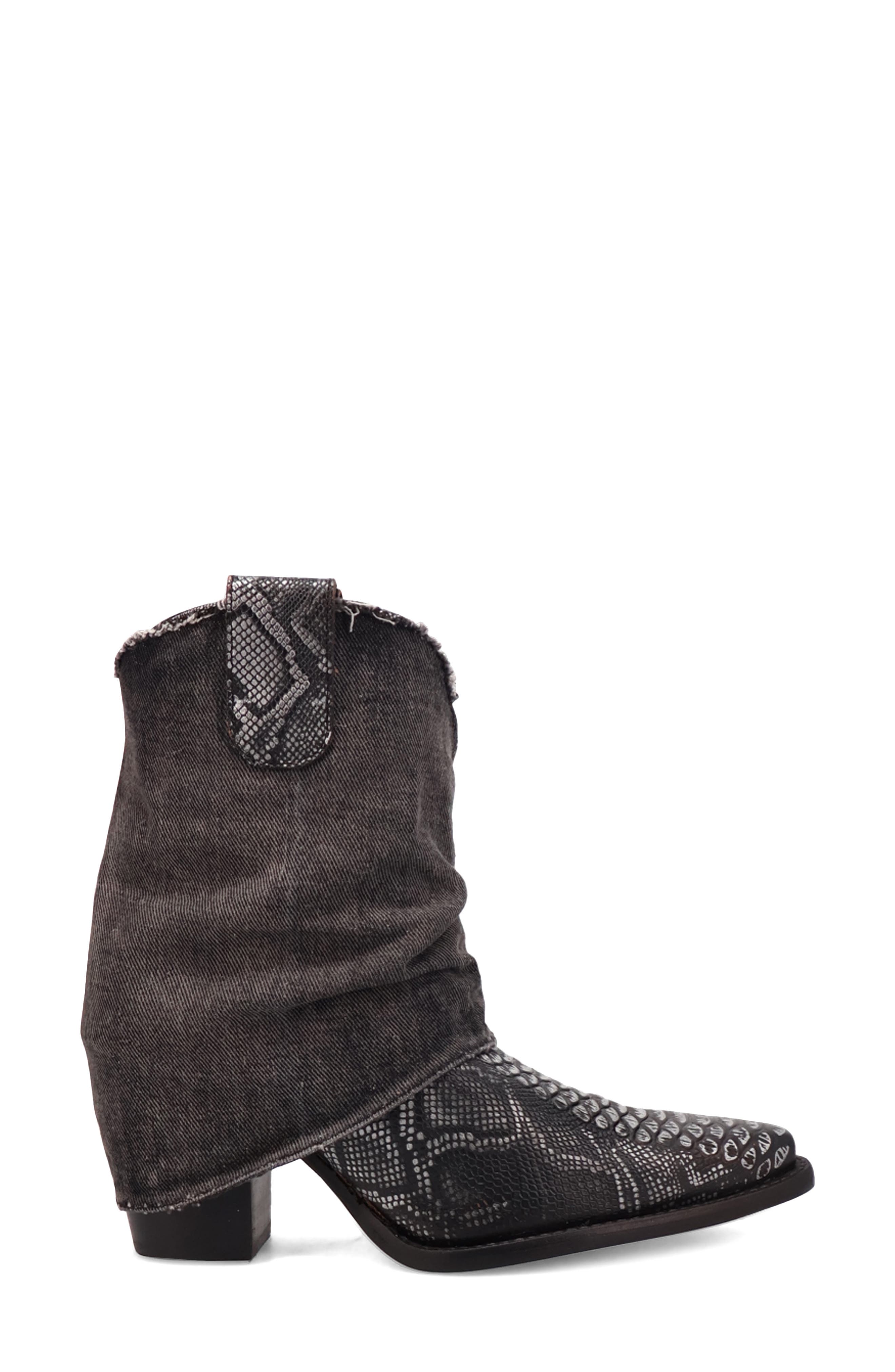Dingo Denim Dream Western Boot, Alternate, color, Black