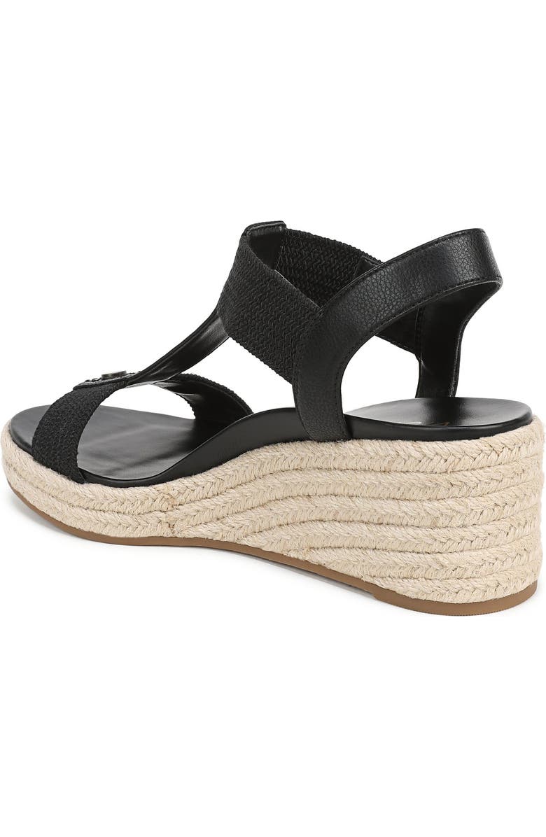 Vionic Calera Wedge Sandal, Alternate, color, Black