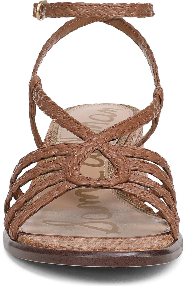 Sam Edelman Fletcher Ankle Strap Sandal, Alternate, color, Rich Cognac