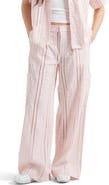 Brixton The Mercer Cotton Eyelet Wide Leg Pants
