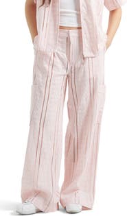 Brixton The Mercer Cotton Eyelet Wide Leg Pants