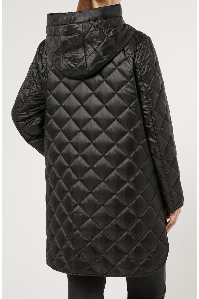 Blasone Water Repellent Quilted Jacket, Alternate, color, BLACK